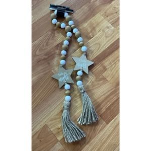 Wooden‎ Garland | Natural home decor | Boho | Country Decor